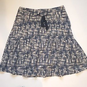 Watercolor Print Skirt